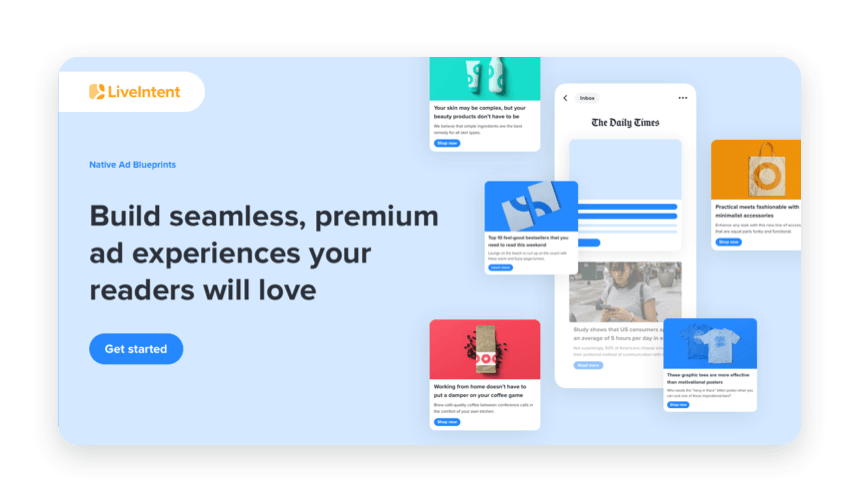 Build seamless, premium ad experiences your readers will love with Native Ad Blueprints