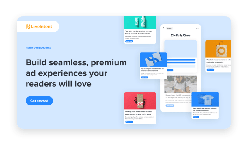 Build seamless, premium ad experiences your readers will love with Native Ad Blueprints