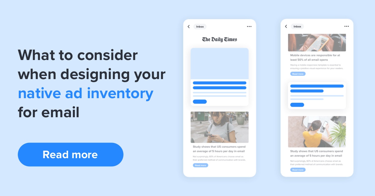 Native Ad Design What to consider when designing native ads for email - LiveIntent