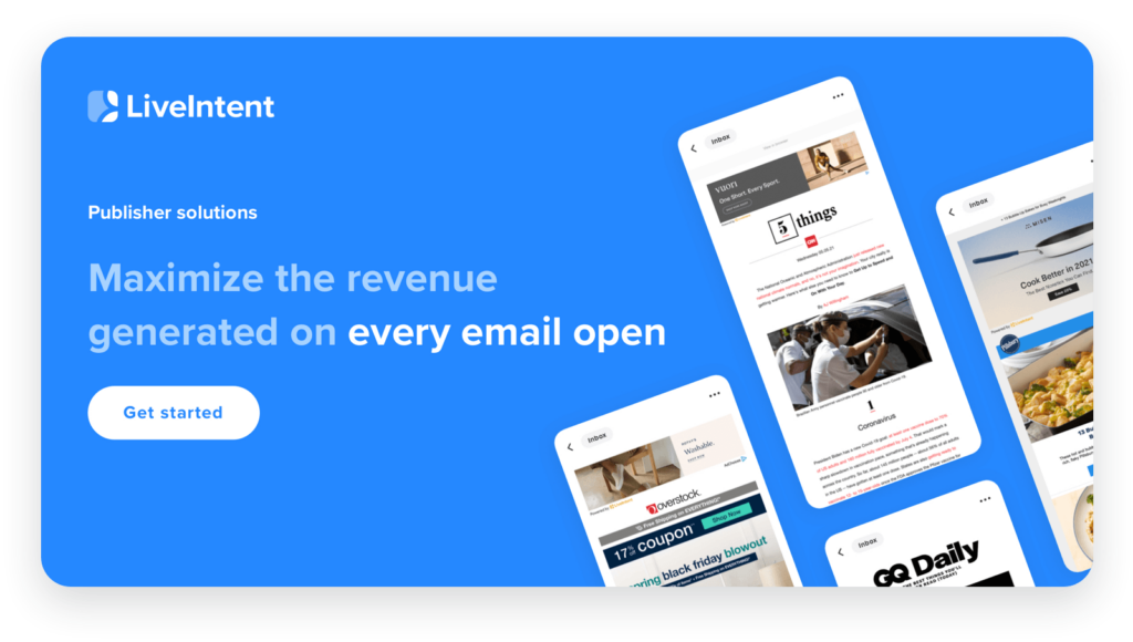 Maximize the revenue generated on every email open with our Publisher Solutions