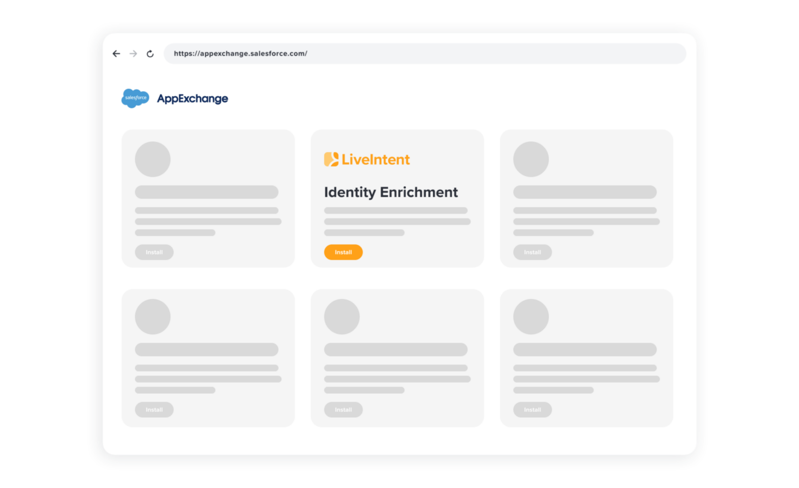 LiveIntent Identity Enrichment on Salesforce AppExchange