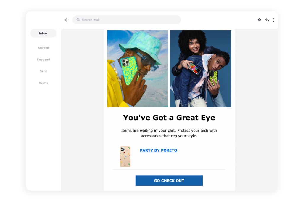 Phone case retailer CASETiFY sends cart abandonment emails
