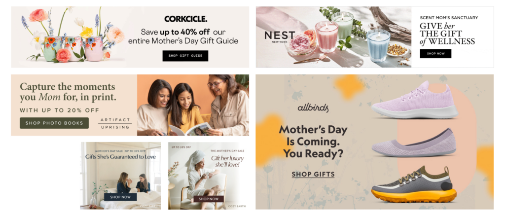 Mother's Day campaign examples